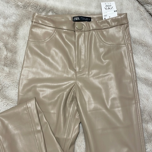 Zara leather jeans - Picture 1 of 2